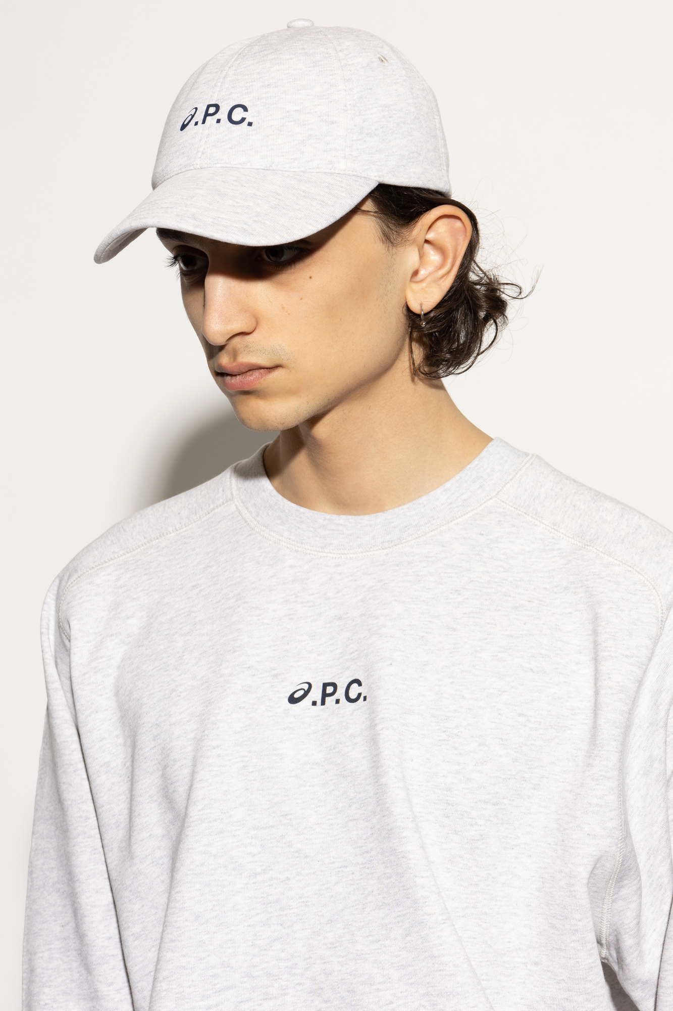APC asics ナイロンキャップ A.P.C. x TENNIS CAP | Unisex | Brilliant White | Accessories